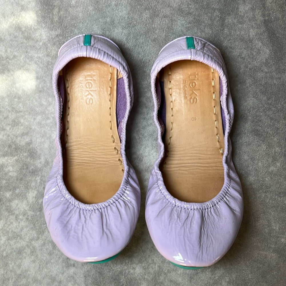 Tieks Lavender Ballet Flats Soft Leather Comfort